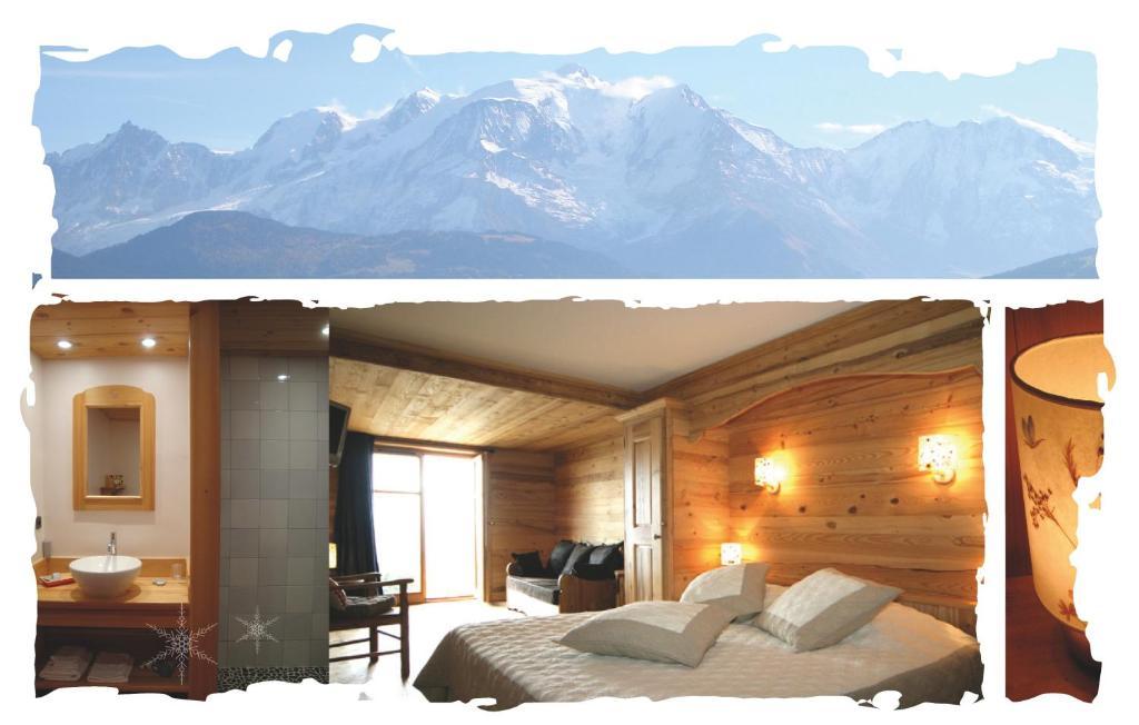 La Joubarbe Au Balcon Du Mont-Blanc Villa Sallanches Room photo